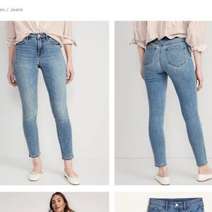 Old Navy Mid Rise Skinny Jeans